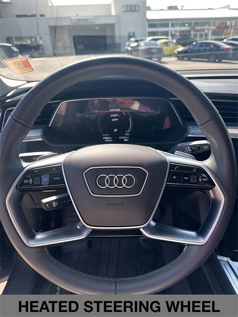 used 2024 Audi Q8 e-tron car, priced at $51,480