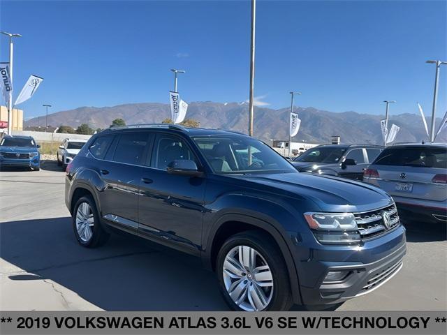 used 2019 Volkswagen Atlas car, priced at $16,250