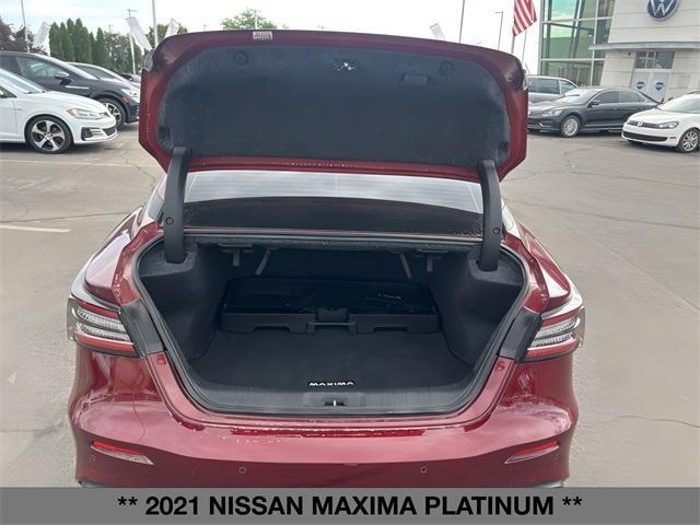 used 2021 Nissan Maxima car, priced at $27,100