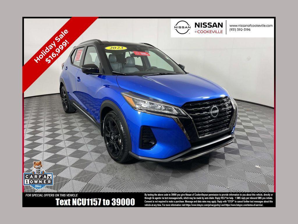 used 2023 Nissan Kicks car, priced at $16,999