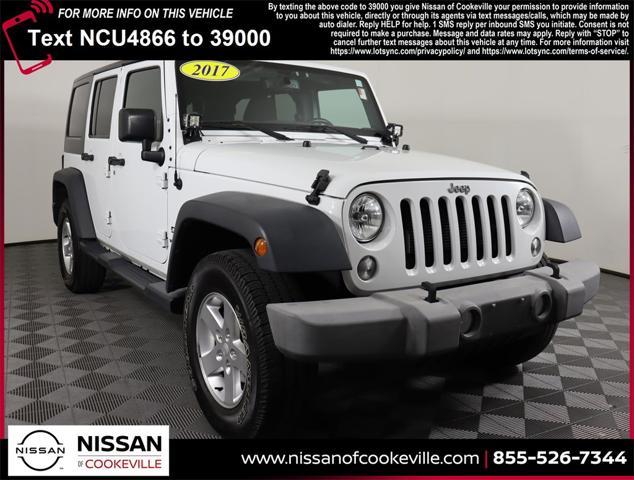 used 2017 Jeep Wrangler Unlimited car, priced at $20,491