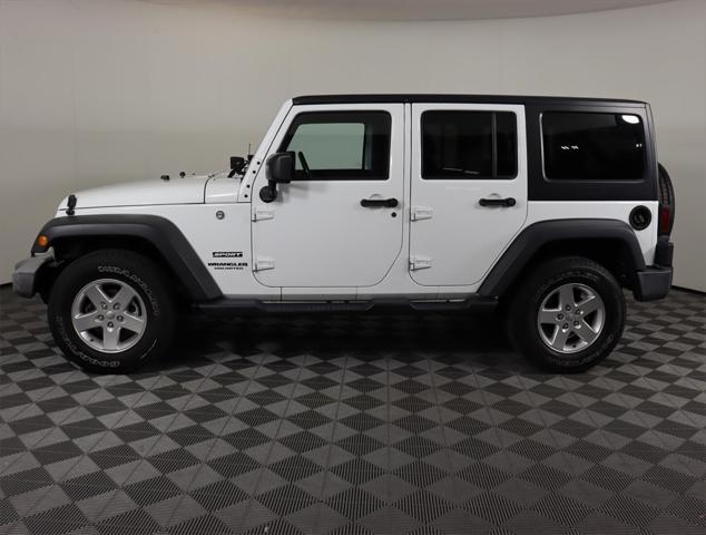 used 2017 Jeep Wrangler Unlimited car, priced at $20,491