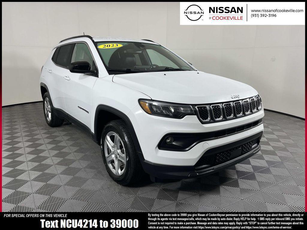 used 2023 Jeep Compass car, priced at $21,997