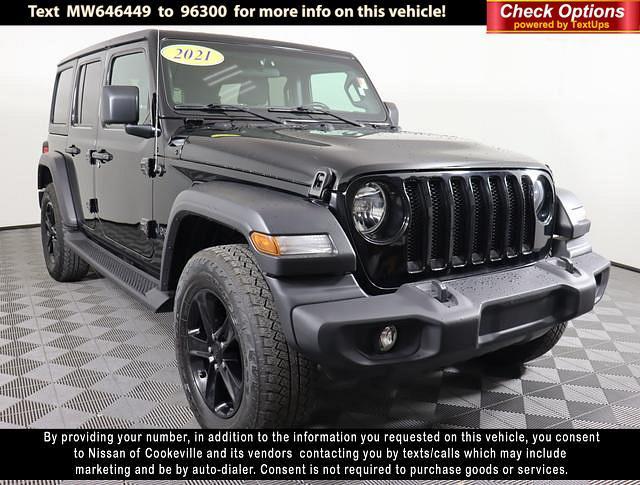 used 2021 Jeep Wrangler Unlimited car, priced at $33,391