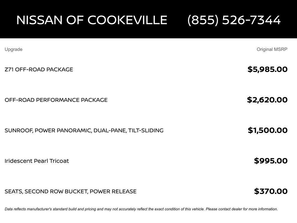 used 2023 Chevrolet Tahoe car, priced at $60,872