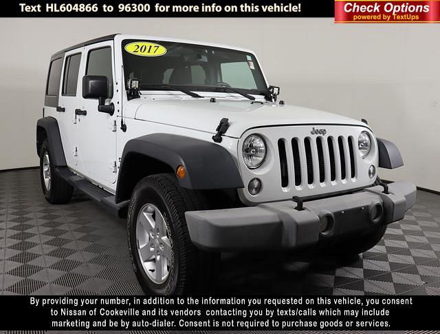 used 2017 Jeep Wrangler Unlimited car, priced at $22,552