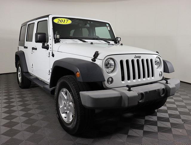 used 2017 Jeep Wrangler Unlimited car, priced at $22,552