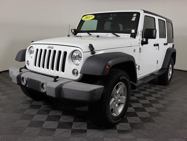 used 2017 Jeep Wrangler Unlimited car, priced at $22,552