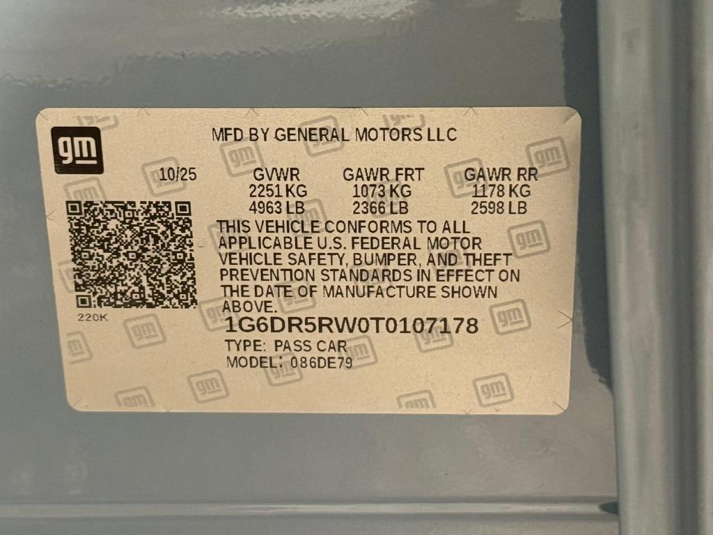 new 2026 Cadillac CT5-V car, priced at $63,111