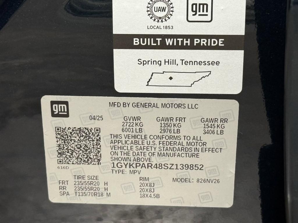 new 2025 Cadillac XT6 car, priced at $52,803