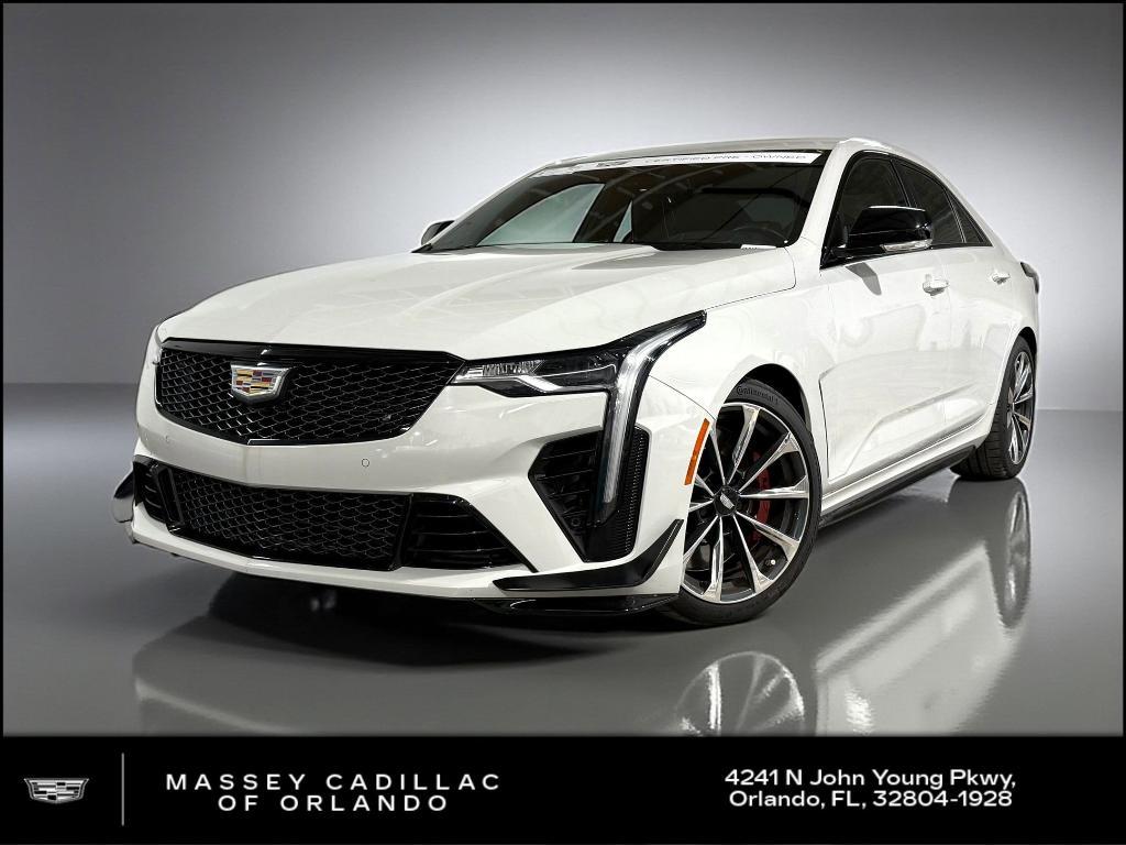 used 2022 Cadillac CT4-V car, priced at $53,696