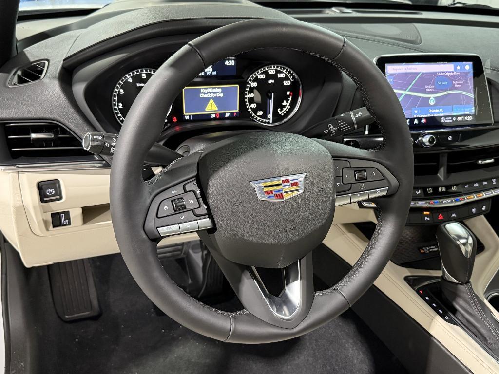 new 2025 Cadillac CT4 car, priced at $44,432