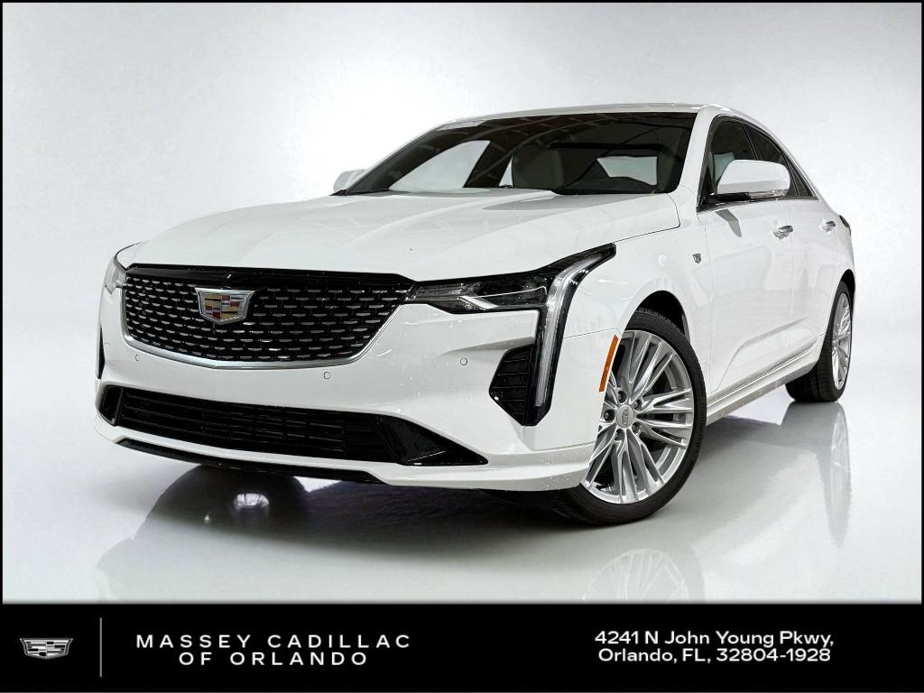 new 2025 Cadillac CT4 car, priced at $43,433
