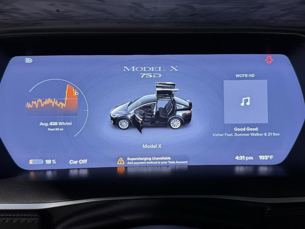 used 2018 Tesla Model X car, priced at $22,998