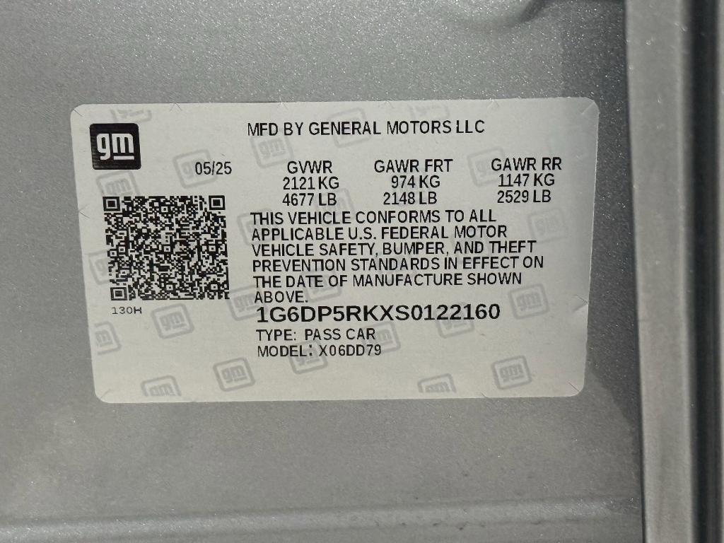new 2025 Cadillac CT5 car, priced at $54,811
