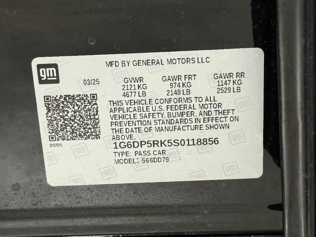 new 2025 Cadillac CT5 car, priced at $45,882