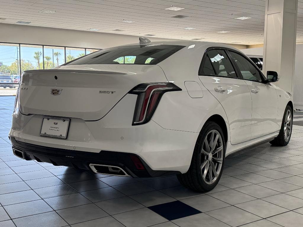 new 2025 Cadillac CT4 car, priced at $47,465