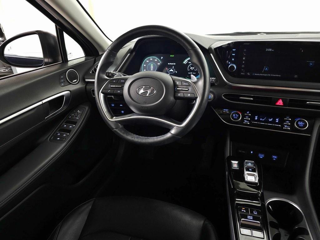 used 2021 Hyundai Sonata Hybrid car, priced at $19,400