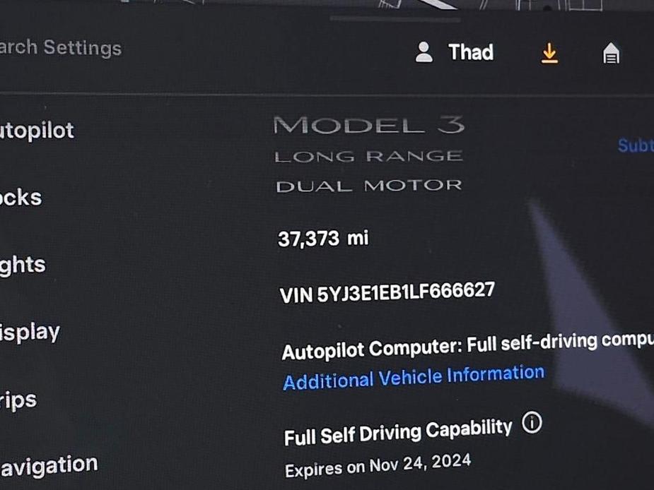 used 2020 Tesla Model 3 car, priced at $26,888