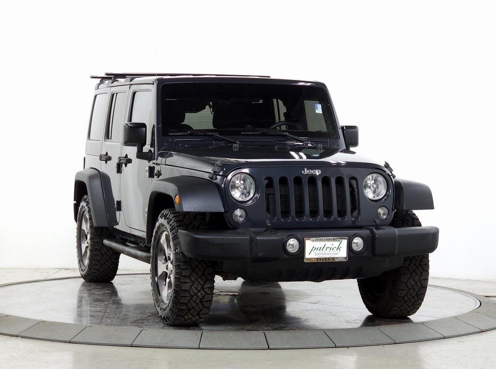 used 2016 Jeep Wrangler Unlimited car, priced at $16,749