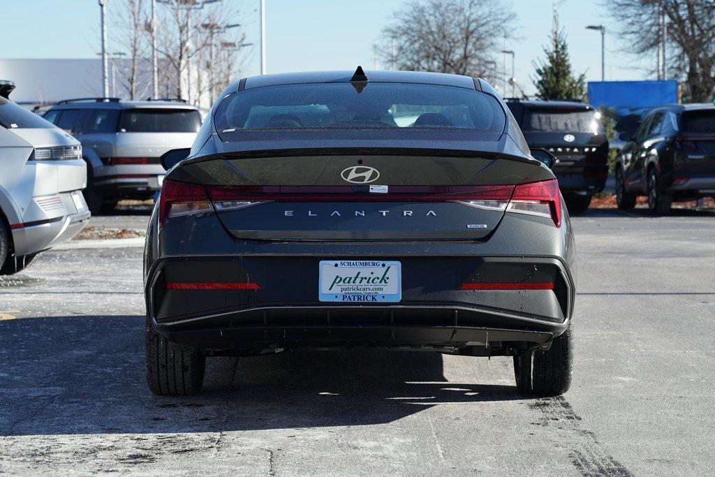 new 2025 Hyundai Elantra HEV car, priced at $27,760