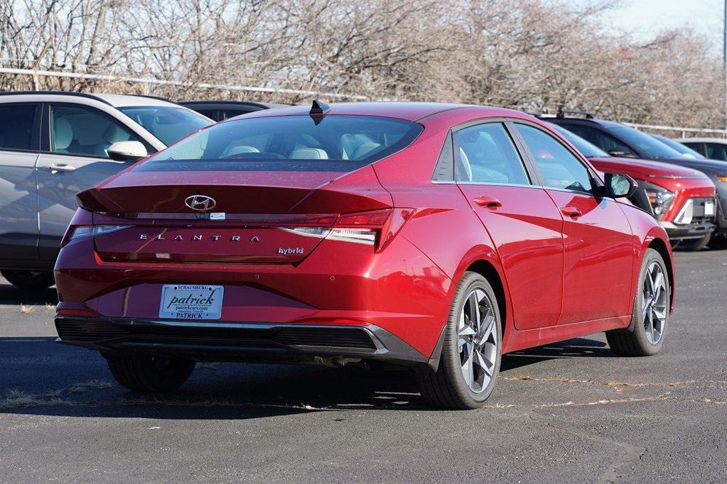 new 2023 Hyundai Elantra HEV car, priced at $29,695