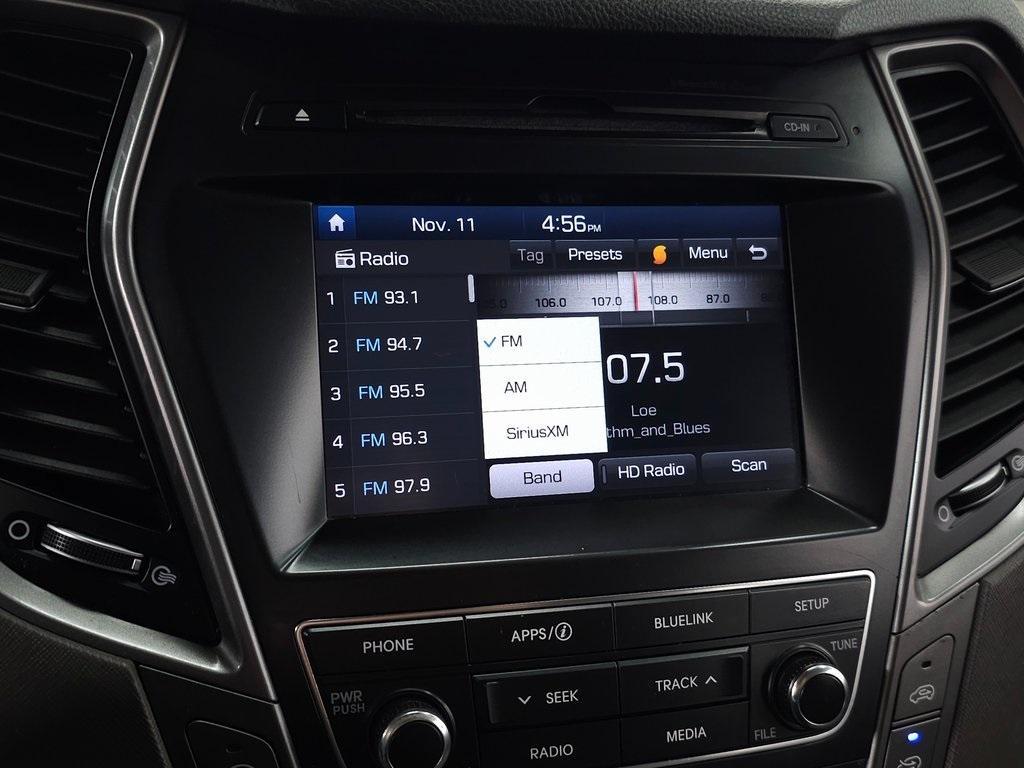 used 2018 Hyundai Santa Fe car, priced at $14,995