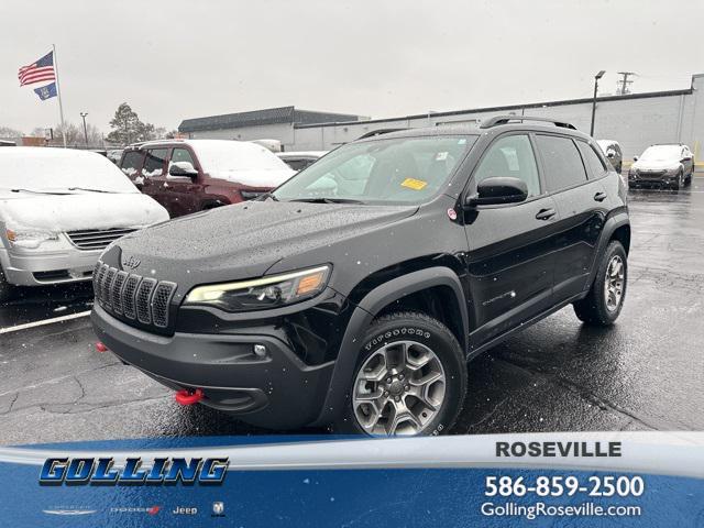 used 2022 Jeep Cherokee car, priced at $22,000