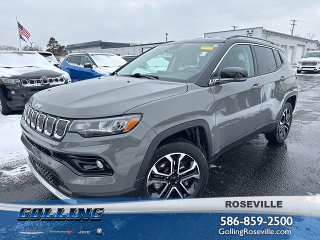 used 2022 Jeep Compass car, priced at $24,000