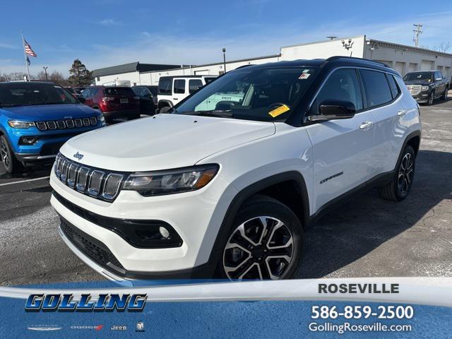 used 2022 Jeep Compass car, priced at $23,000