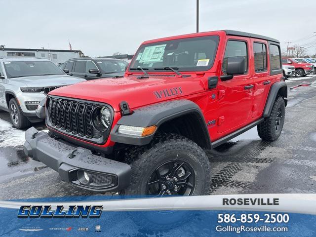 new 2025 Jeep Wrangler 4xe car, priced at $52,160