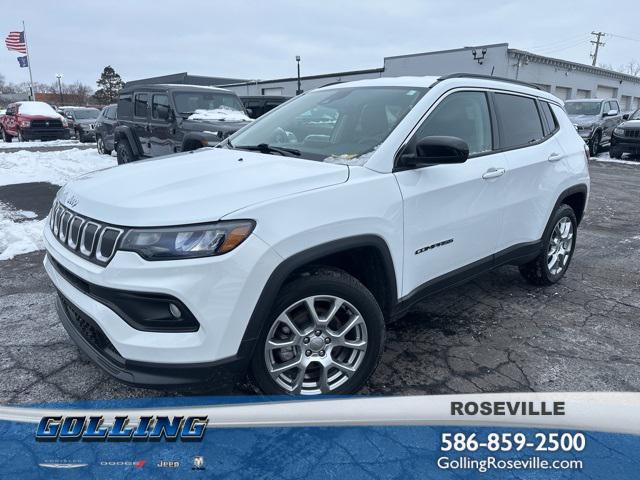 used 2022 Jeep Compass car, priced at $22,500