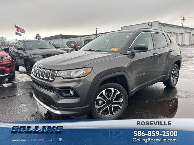 used 2022 Jeep Compass car, priced at $24,500