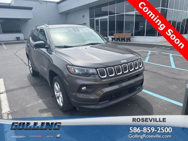 used 2022 Jeep Compass car, priced at $21,995