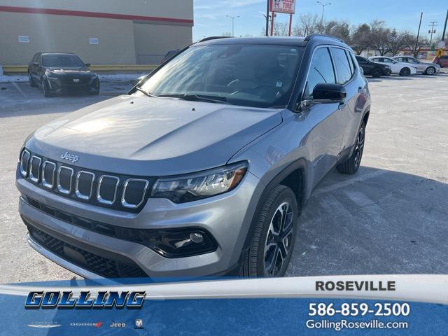 used 2022 Jeep Compass car, priced at $23,100