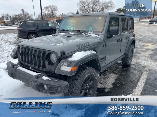 used 2021 Jeep Wrangler car, priced at $27,000