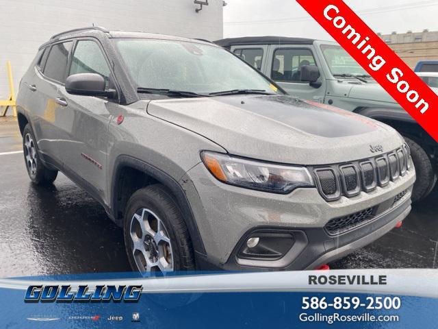 used 2022 Jeep Compass car, priced at $24,995