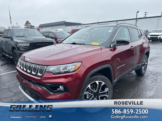 used 2022 Jeep Compass car, priced at $23,500