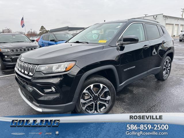 used 2022 Jeep Compass car, priced at $24,599