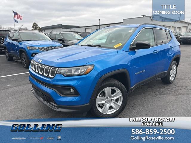 used 2022 Jeep Compass car, priced at $23,000