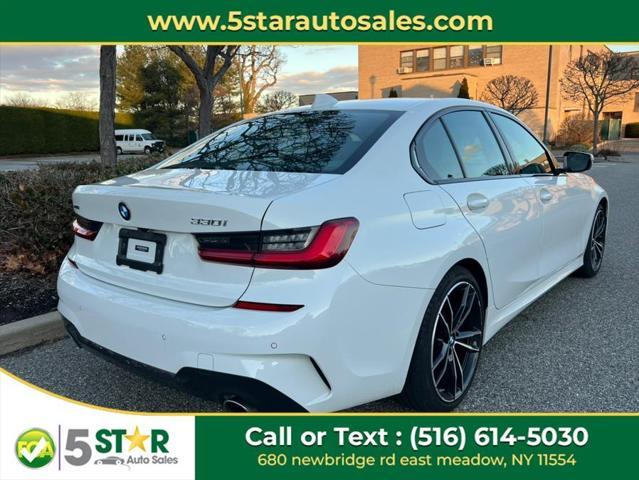 used 2021 BMW 330 car, priced at $24,700