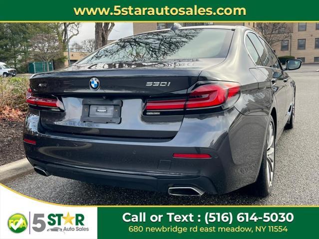 used 2021 BMW 530 car, priced at $20,300