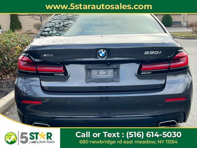 used 2021 BMW 530 car, priced at $20,300