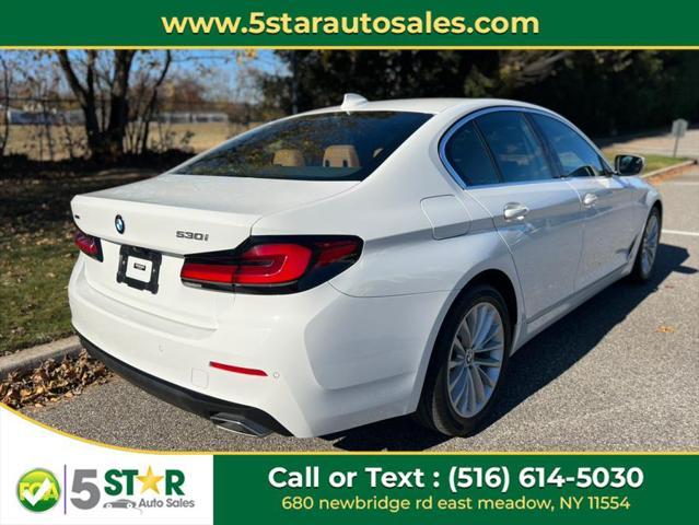 used 2021 BMW 530 car, priced at $21,900