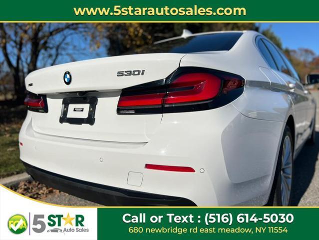 used 2021 BMW 530 car, priced at $21,900