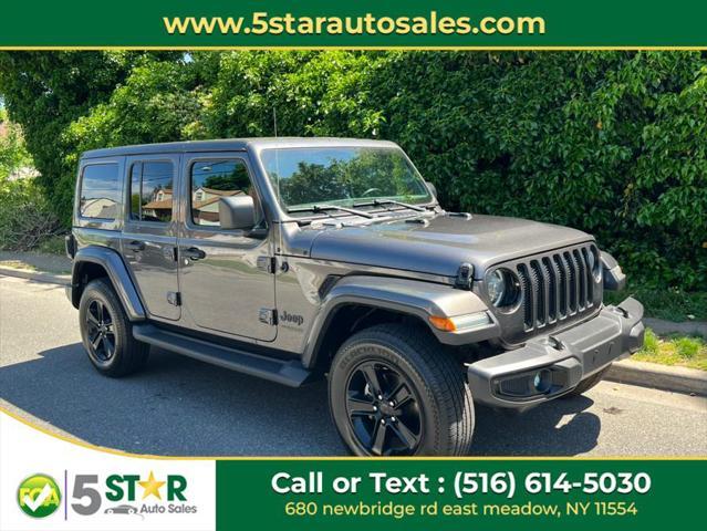 used 2021 Jeep Wrangler Unlimited car, priced at $29,800