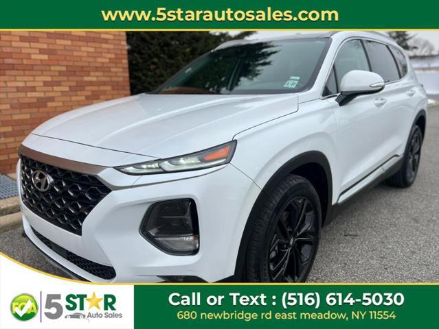 used 2019 Hyundai Santa Fe car, priced at $18,500
