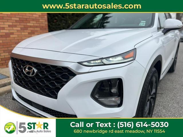 used 2019 Hyundai Santa Fe car, priced at $18,500