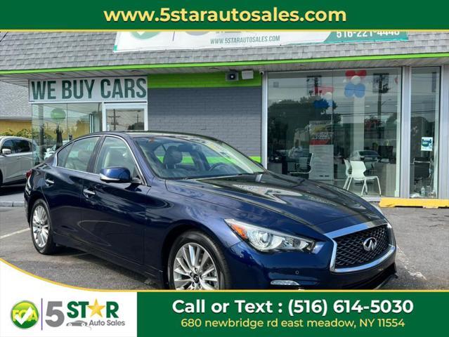 used 2021 INFINITI Q50 car, priced at $21,800