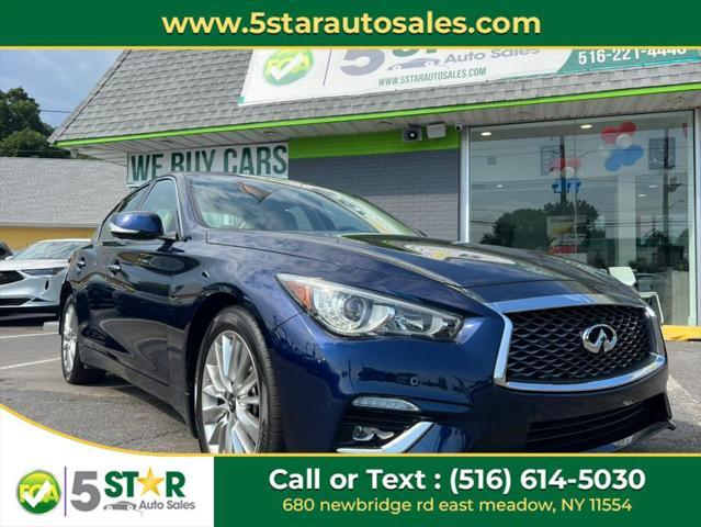 used 2021 INFINITI Q50 car, priced at $21,800